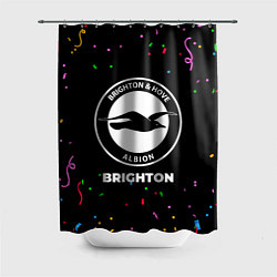 Шторка для душа Brighton конфети, цвет: 3D-принт