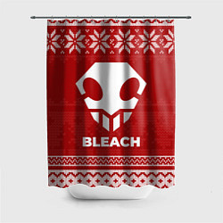 Шторка для душа Новогодний Bleach, цвет: 3D-принт