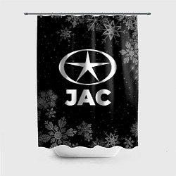 Шторка для душа Снежный JAC, цвет: 3D-принт