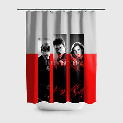 Шторка для душа Гарри Поттер и его друзья, цвет: 3D-принт