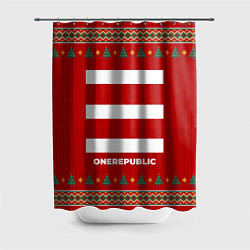 Шторка для душа OneRepublic new year, цвет: 3D-принт