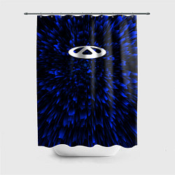 Шторка для душа Chery blue energy, цвет: 3D-принт