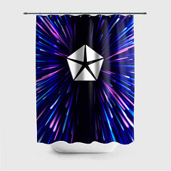 Шторка для душа Jeep neon energy, цвет: 3D-принт