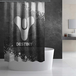 Шторка для душа Destiny - grey gradient, цвет: 3D-принт — фото 2