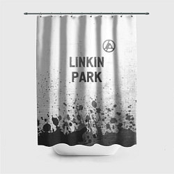 Шторка для душа Linkin Park 2024 - white gradient посередине, цвет: 3D-принт