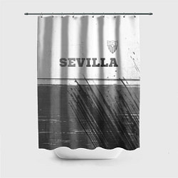 Шторка для душа Sevilla - white gradient посередине, цвет: 3D-принт