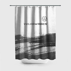 Шторка для душа Volkswagen - white gradient посередине, цвет: 3D-принт