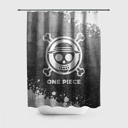 Шторка для душа One Piece - grey gradient, цвет: 3D-принт