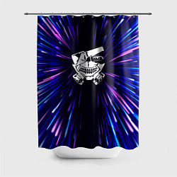 Шторка для душа Tokyo Ghoul neon energy, цвет: 3D-принт