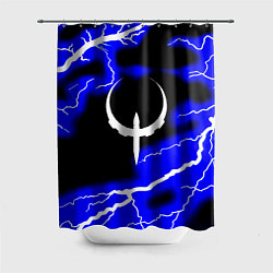 Шторка для душа Quake молнии шторм, цвет: 3D-принт