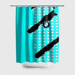 Шторка для душа BMW sport краски, цвет: 3D-принт
