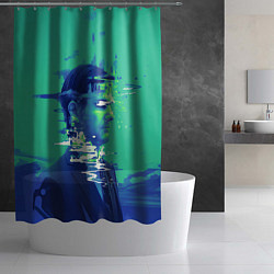 Шторка для душа Марк Скаут - Разделение, цвет: 3D-принт — фото 2