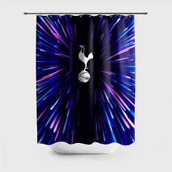 Шторка для душа Tottenham neon energy, цвет: 3D-принт