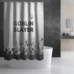 Шторка для душа Goblin Slayer - white gradient посередине, цвет: 3D-принт — фото 2