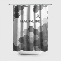 Шторка для душа Half-Life - white gradient посередине, цвет: 3D-принт