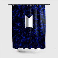 Шторка для душа BTS blue energy, цвет: 3D-принт