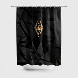 Шторка для душа Skyrim golden poly, цвет: 3D-принт