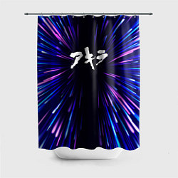 Шторка для душа Akira neon energy, цвет: 3D-принт