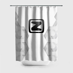 Шторка для душа Zotye white poly, цвет: 3D-принт