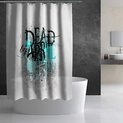 Шторка для душа Dead by april краски, цвет: 3D-принт — фото 2