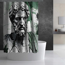 Шторка для душа Зарисовка античной статуи, цвет: 3D-принт — фото 2