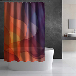 Шторка для душа Летящая вуаль, цвет: 3D-принт — фото 2