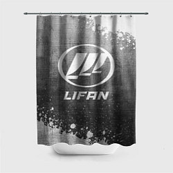 Шторка для душа Lifan - grey gradient, цвет: 3D-принт
