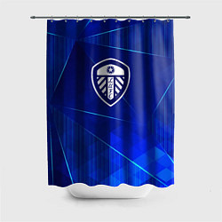 Шторка для ванной Leeds United blue poly