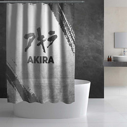 Шторка для душа Akira - white gradient, цвет: 3D-принт — фото 2