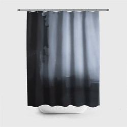 Шторка для душа Абстракция с серым и черным, цвет: 3D-принт