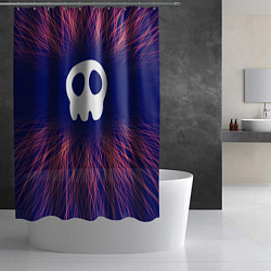 Шторка для душа Babymetal red energy, цвет: 3D-принт — фото 2