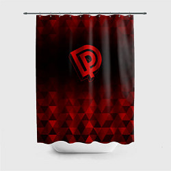 Шторка для душа Deep Purple red poly, цвет: 3D-принт