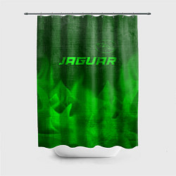 Шторка для ванной Jaguar - green gradient посередине