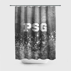 Шторка для душа PSG - grey gradient посередине, цвет: 3D-принт