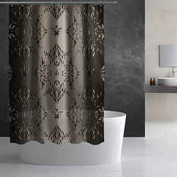 Шторка для душа Узоры с градиентом, цвет: 3D-принт — фото 2