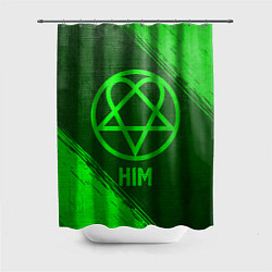 Шторка для ванной HIM - green gradient