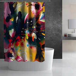 Шторка для душа Глубокая абстракция, цвет: 3D-принт — фото 2