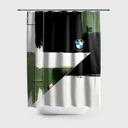 Шторка для душа BMW логотип, цвет: 3D-принт