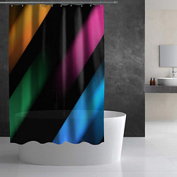 Шторка для душа Multicoloured, цвет: 3D-принт — фото 2