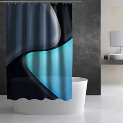 Шторка для душа Разноцветный, цвет: 3D-принт — фото 2