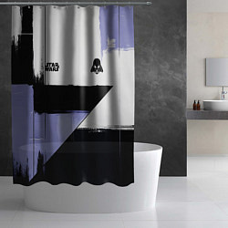 Шторка для душа Дарт Вейдер Звездные войны, цвет: 3D-принт — фото 2