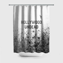 Шторка для душа Hollywood Undead - white gradient посередине, цвет: 3D-принт