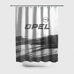 Шторка для душа Opel - white gradient посередине, цвет: 3D-принт