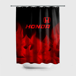Шторка для душа Honda - red gradient посередине, цвет: 3D-принт