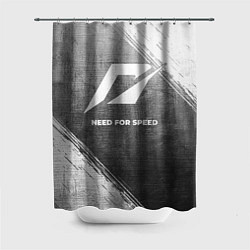 Шторка для душа Need for Speed - grey gradient, цвет: 3D-принт