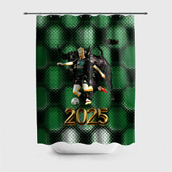 Шторка для душа ФК Краснодар чемпион РПЛ 2025, цвет: 3D-принт