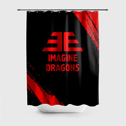 Шторка для ванной Imagine Dragons - red gradient