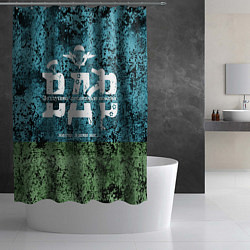 Шторка для душа Флаг десантников ВДВ, цвет: 3D-принт — фото 2