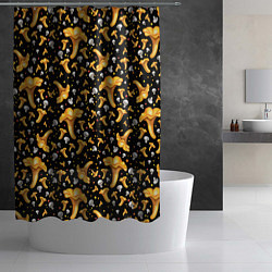 Шторка для душа Грибной дождик, цвет: 3D-принт — фото 2