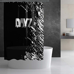 Шторка для душа Dayz брызги красок, цвет: 3D-принт — фото 2